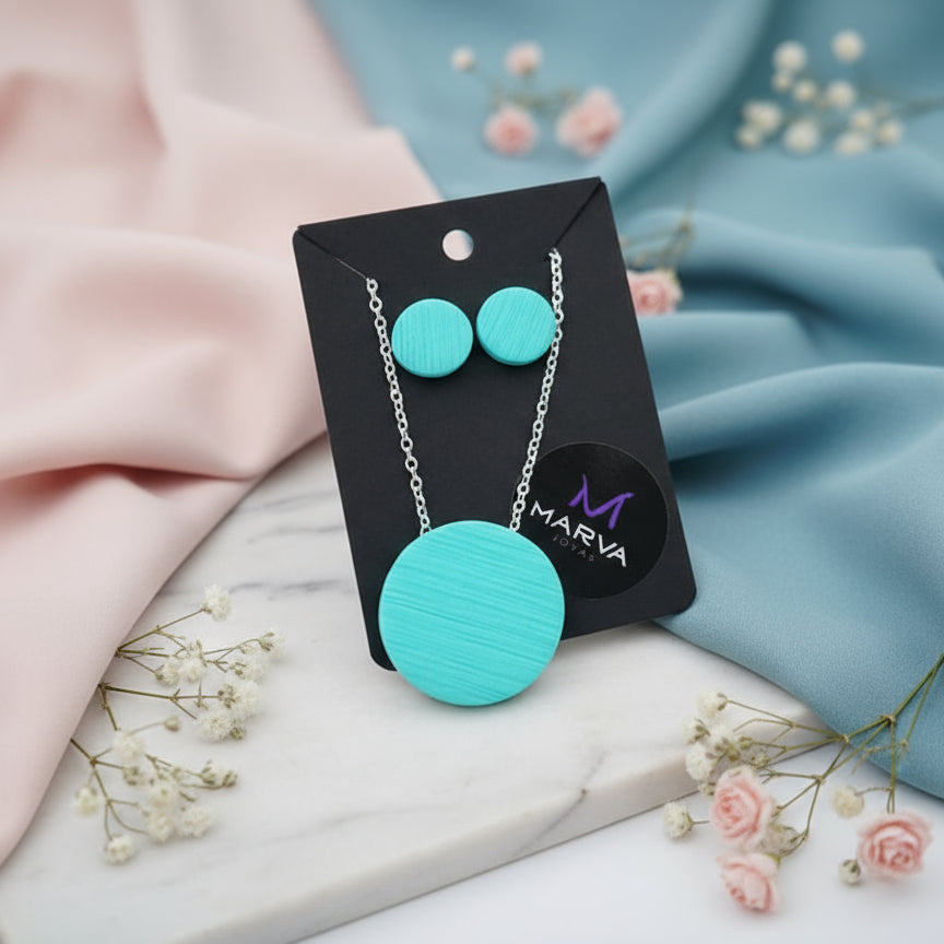 Collar artesanal turquesa hecho a mano – Joya única – De moi à toi