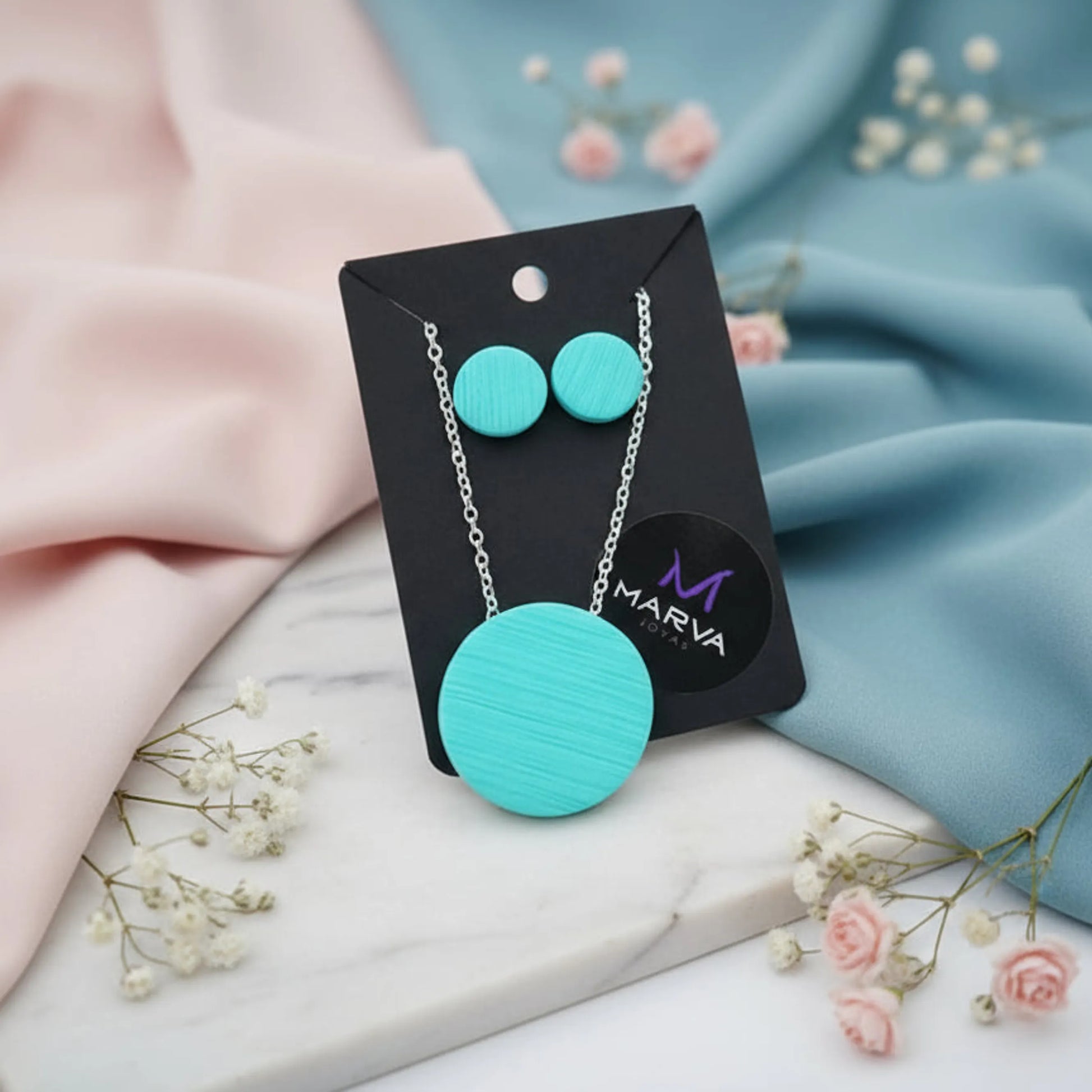 Collar artesanal turquesa hecho a mano – Joya única – De moi à toi