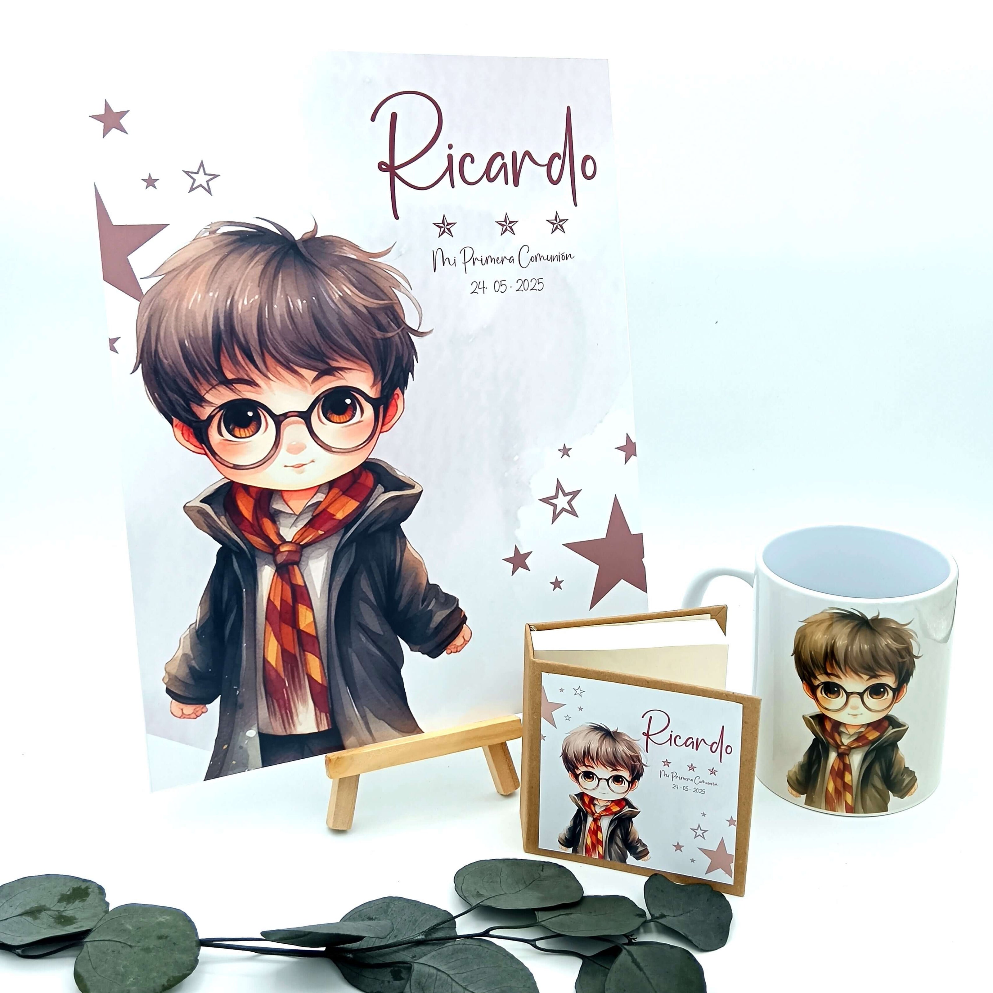 Detalles de comunión personalizados diseño harry potter