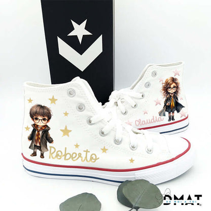 Diseños diferente en cada zapatilla