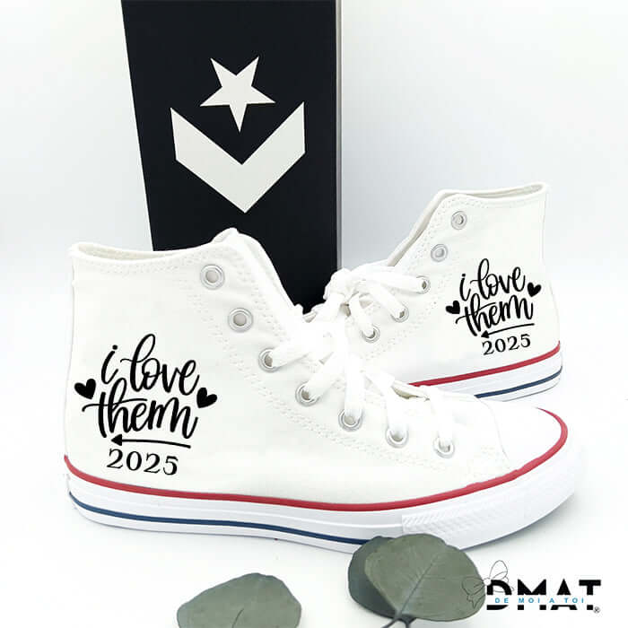 Zapatillas Personalizadas para Boda | Converse con Nombres y Fecha