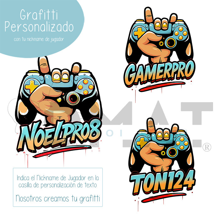 Regalo original con grafitti personalizado - De moi a toi