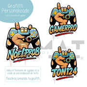 Regalo original con grafitti personalizado - De moi a toi