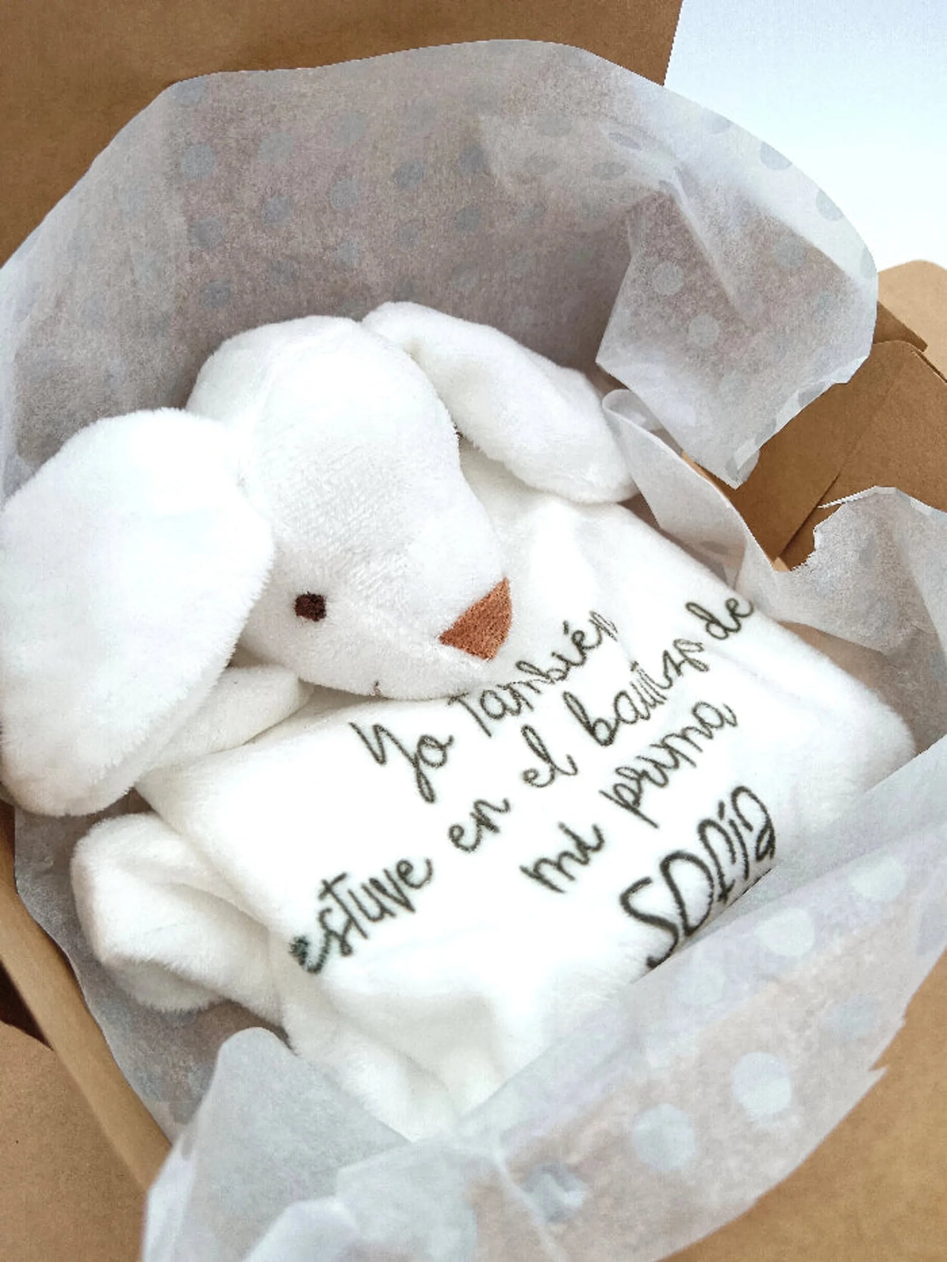 Regalo de bautizo para bebés y embarazadas. Yo estuve en el bautizo de ... totalmente personalziable