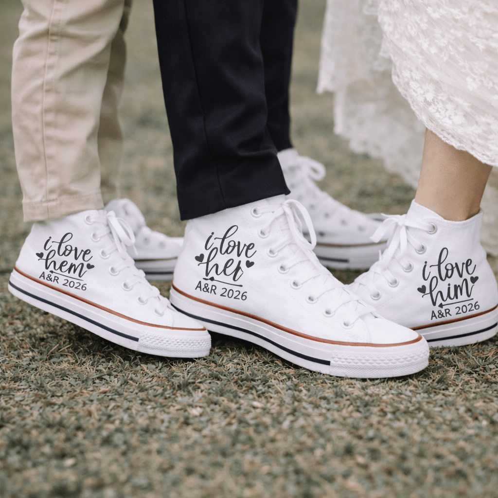 Zapatillas personalizada boda para novios y familia