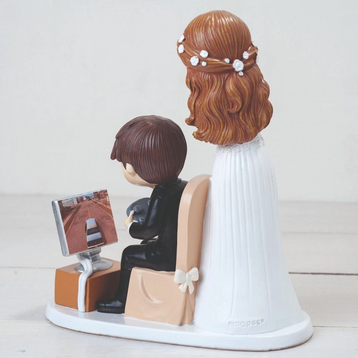 Figura de tarta gamer - Novios - Regalo original personalizado - DE MOI À TOI