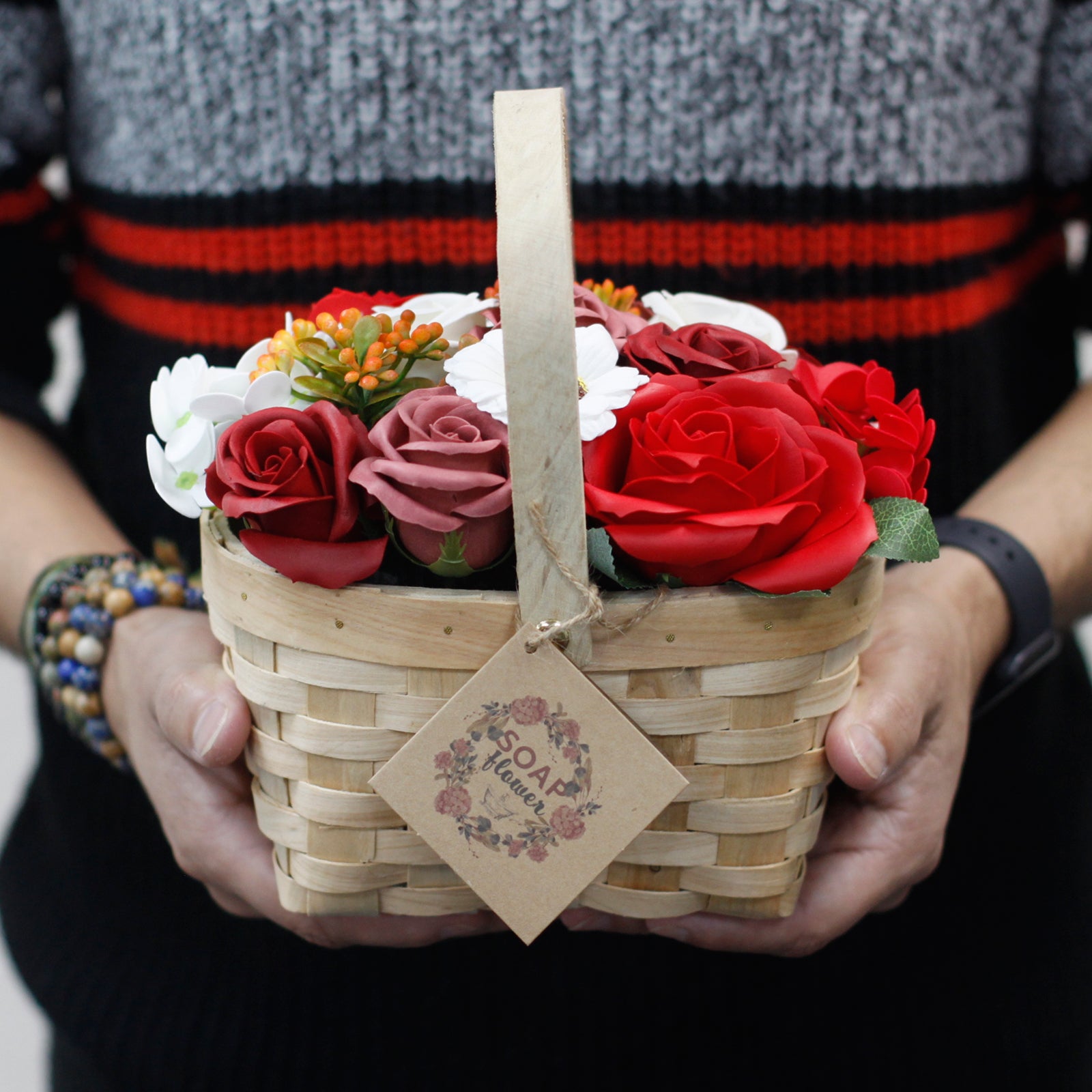 Flores eternas baratas a domicilio - Bouquets de flores de jabón originales para regalar a mujer - De moi à toi