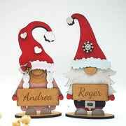Decoración navideña original gnomos hechos a mano
