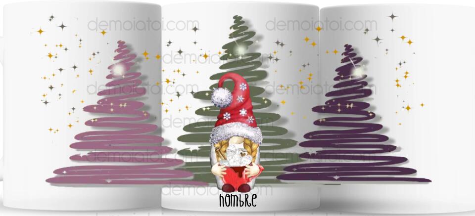 Taza navideña personalizada para grupos