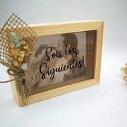 Hucha de madera para los siguientes - Regalo original personalizado - DE MOI À TOI
