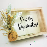 Hucha de madera para los siguientes - Regalo original personalizado - DE MOI À TOI