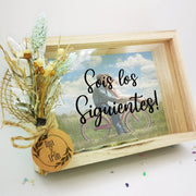 Hucha de madera para los siguientes - Regalo original personalizado - DE MOI À TOI
