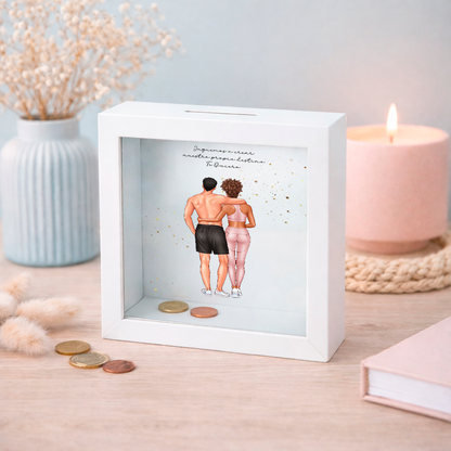 Hucha personalizada para parejas y enamorados | 7 diseños