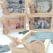 Huchas de madera como regalo original siguientes en casarse