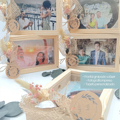 Huchas de madera como regalo original siguientes en casarse