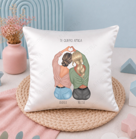 ilustracion regalo mejores amigas