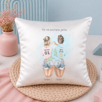 ilustracion regalo cojín