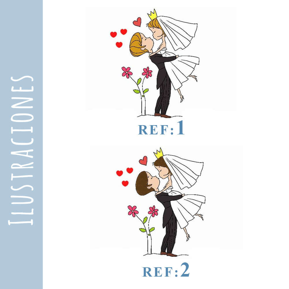 Zapatillas personalizadas boda pareja | Regalo original con nombres