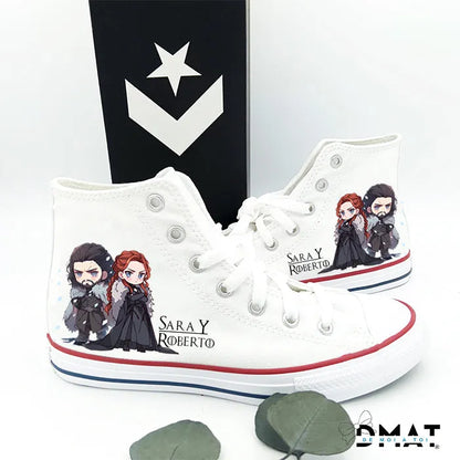 Zapatillas de lona personalizadas Boda - Game of thrones
