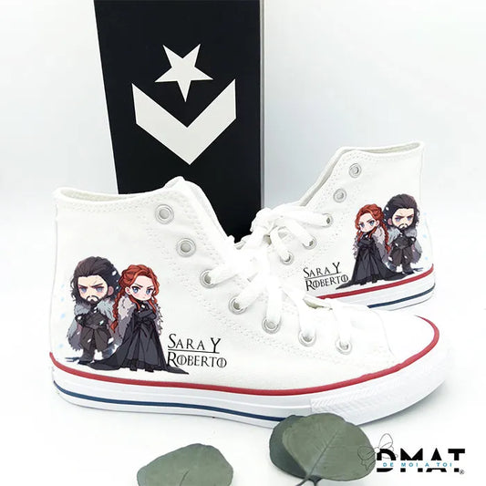 Zapatillas de lona personalizadas Boda - Game of thrones