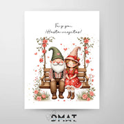 lámina decorativa gnomos navideños – diseño artístico – De moi à toi 