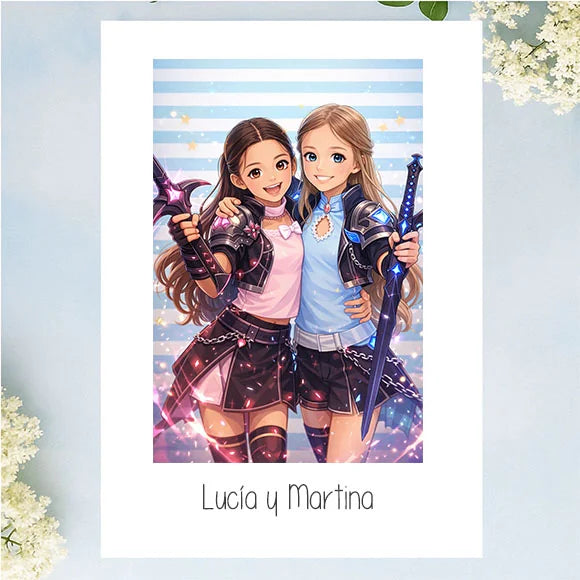 Regalos personalizados con carictura de guerrers kpop