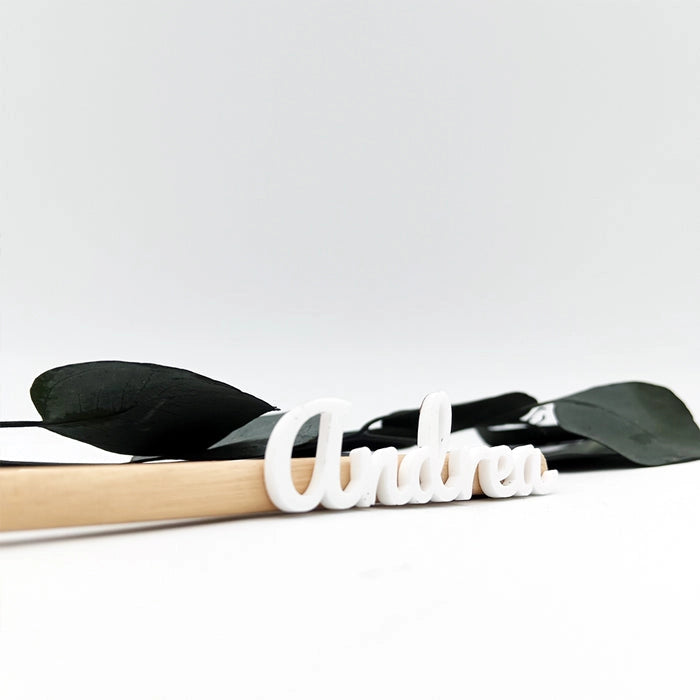 Lápices personalizados con grabado de colores para comuniones elegantes