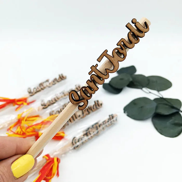Lápiz de madera Sant Jordi