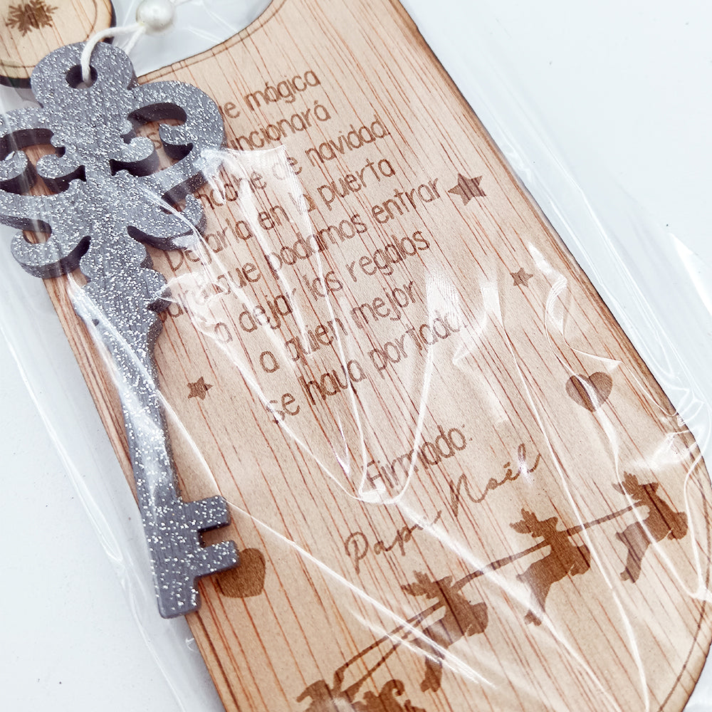 Llave mágica de Navidad personalizada – Reyes Magos o Papá Noel