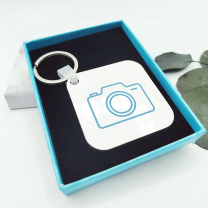 Llavero de madera personalizado con foto