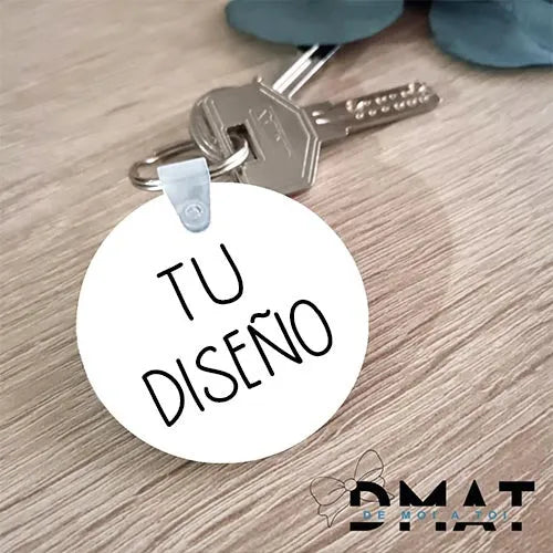 Llavero madera impreso Con tu diseño