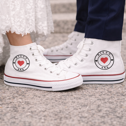 zapatillas boda personalizadas nombres corazon