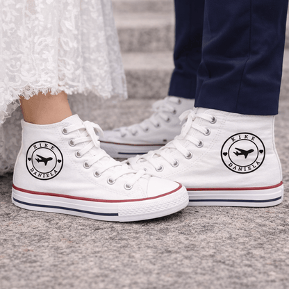 zapatillas boda viajera personalizadas pareja