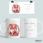 regalo navideño para parejas taza personalizada