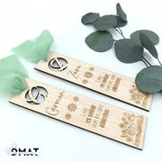 Regalo fin de curso y para maestros personalizado con nombre y frase