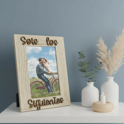marco de fotos sois los siguientes – regalo personalizado de boda
