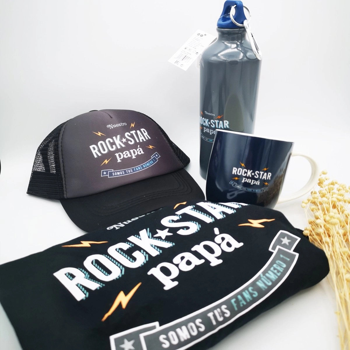 Mega Set de regalo Padre Rockstar (Unidades limitadas) - Regalo original personalizado - DE MOI À TOI