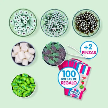 Pack de golosinas para montar tu propia mesa dulce de comunión fútbol - de moi a toi