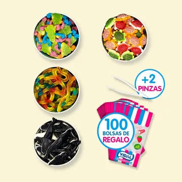 Candy bar temática animales - Pack ahorro de chuches - de moi at oi