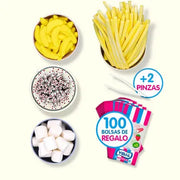 Pack golosinas mesa dulce en tonos amarillos - De moi a toi