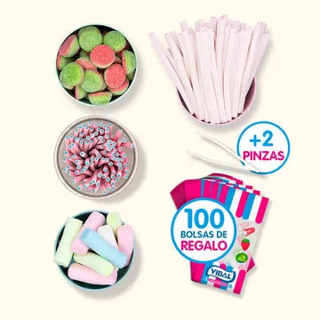 Pack ahorro dulces candybar bautizo - De moi a toi