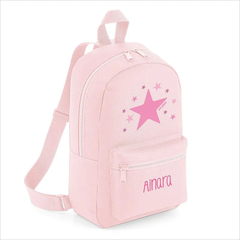 Mochilas personalizadas con nombre para la vuelta al cole 2025.