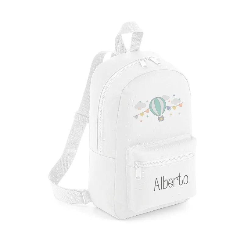 Mochila con nombre bordado personalizada para niños pequeños