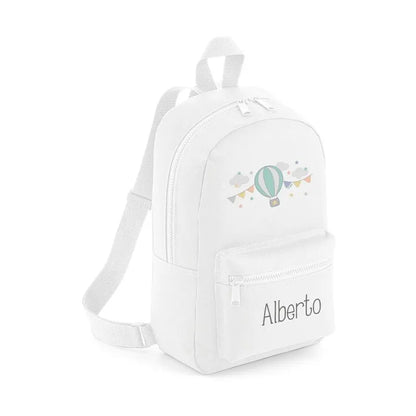Mochila con nombre bordado personalizada para niños pequeños