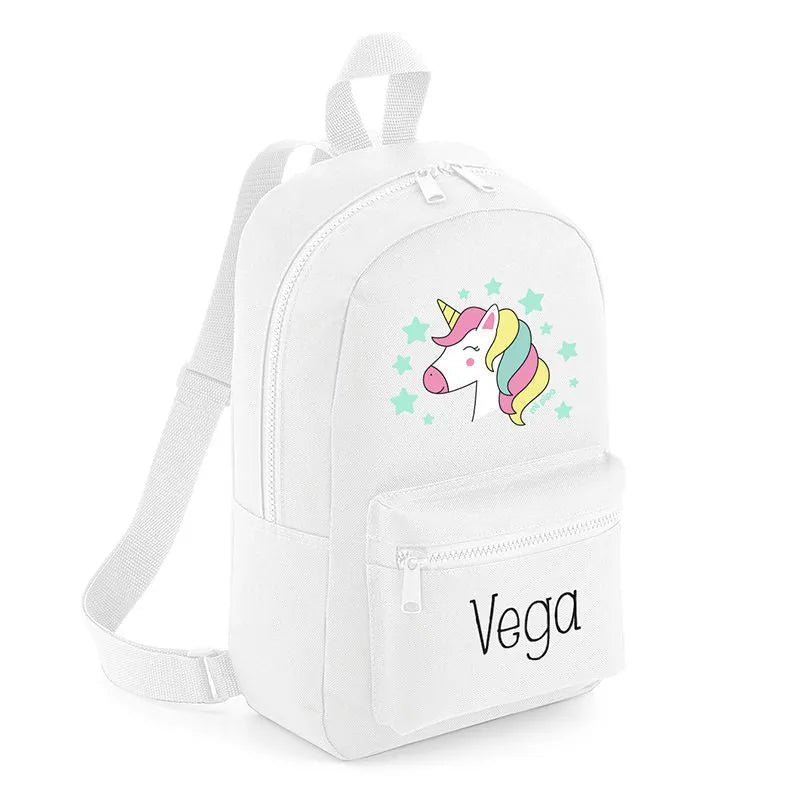 Mochila con nombre bordado personalizada para niños pequeños