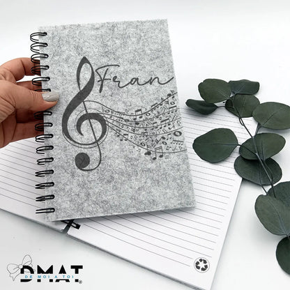 Set de regalo Fieltro personalizado para profesor de Música