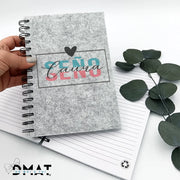 Libretas personalizadas para fin de curso de maestra - De moi a toi