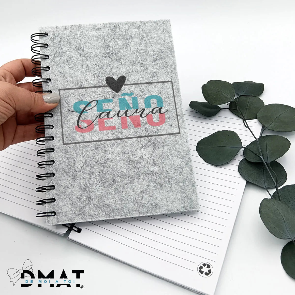 Libretas personalizadas para fin de curso de maestra - De moi a toi