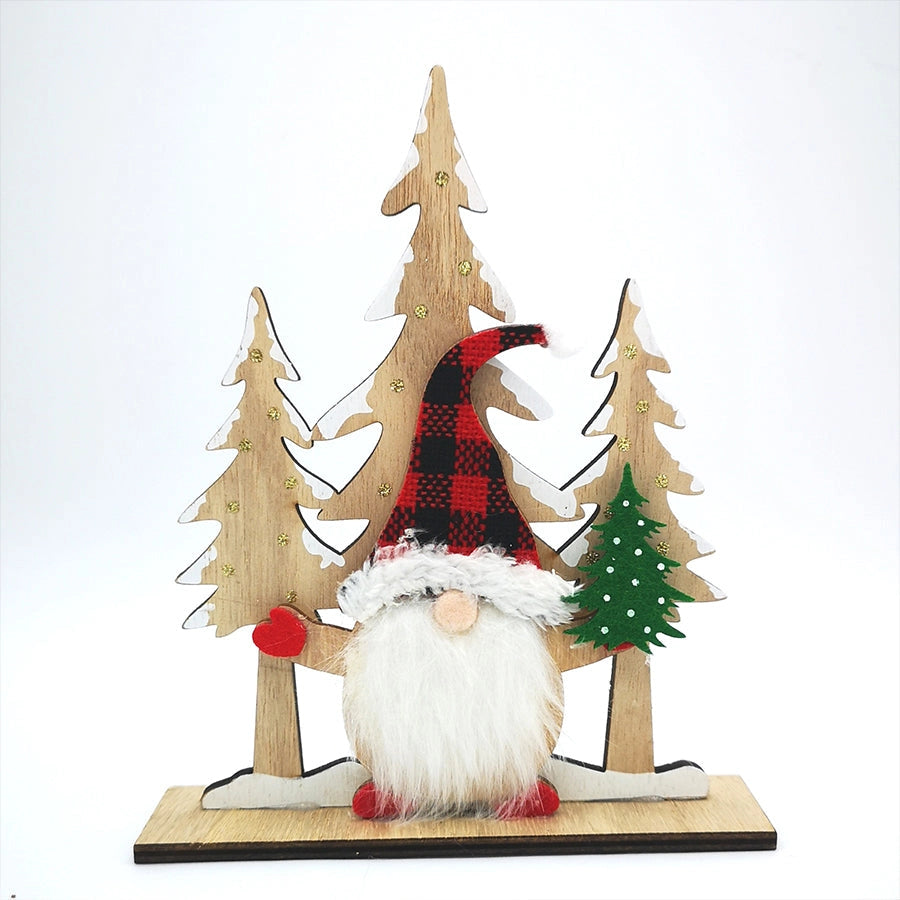 Figura decorativa de Navidad con gnomo personalizado y chocolatinas