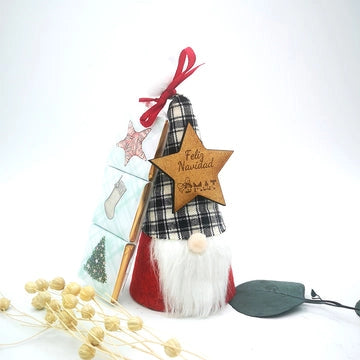 gnomo personalizado como detalle navideño - de moi a toi
